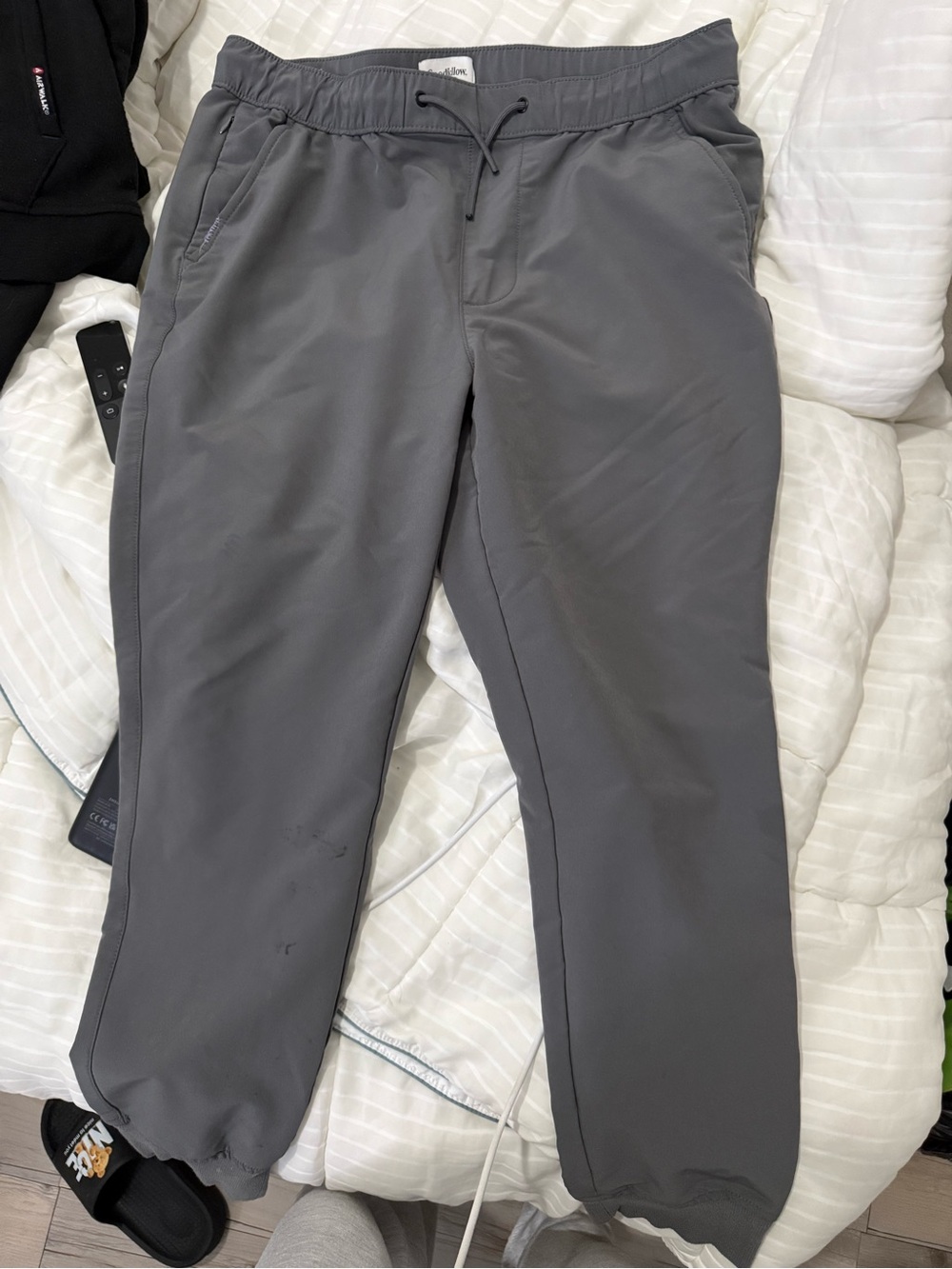 Goodfellow Men's Gray Drawstring Jogger Pants